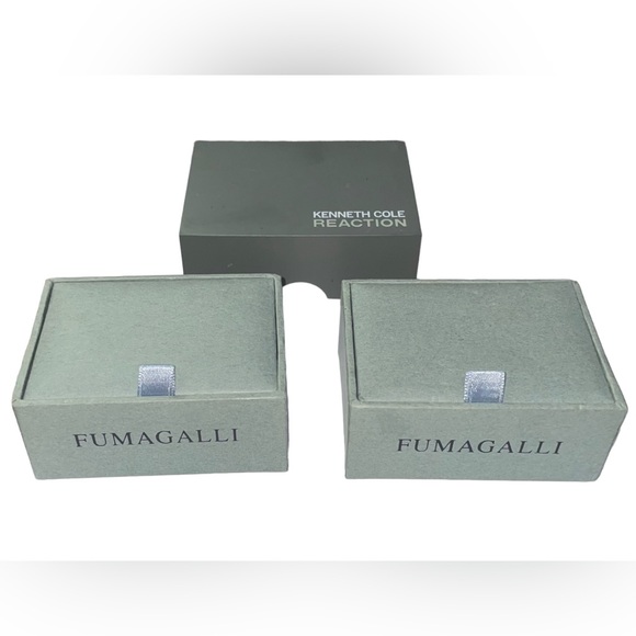 Cufflinks Lot Of 3 Boxed Sets Kenneth Cole Fumagalli - Picture 2 of 5